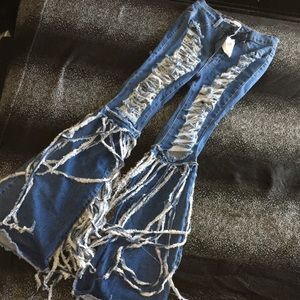 Distress Denim Jeans